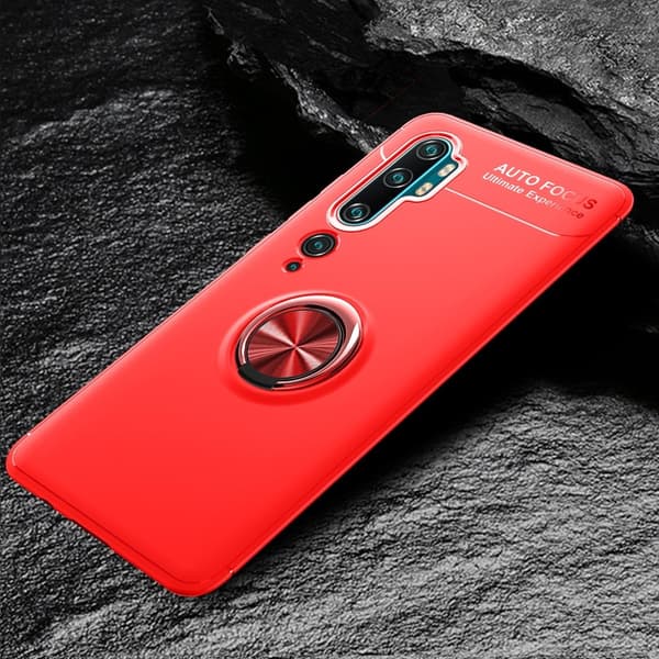 Xiaomi Mi Note 10/10 Pro - Ring Skal - Röd