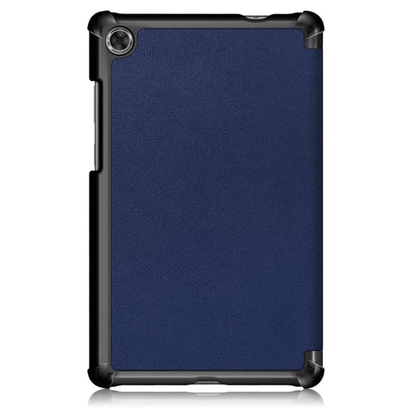 Lenovo Tab M8 2nd Gen (HD) Litchi Tri-Fold Fodral Mörk Blå