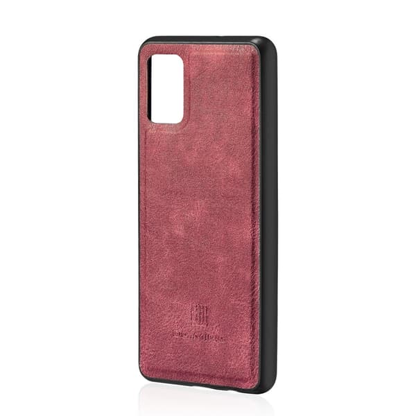 Samsung Galaxy A51 - DG.MING Plånboksfodral/Magnet Skal - Vinröd