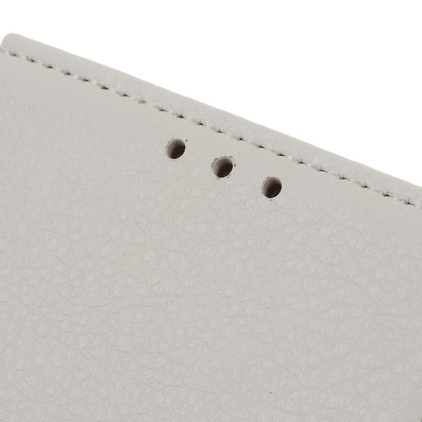 Samsung Galaxy Note 10 Lite - Litchi Plånboksfodral - Vit