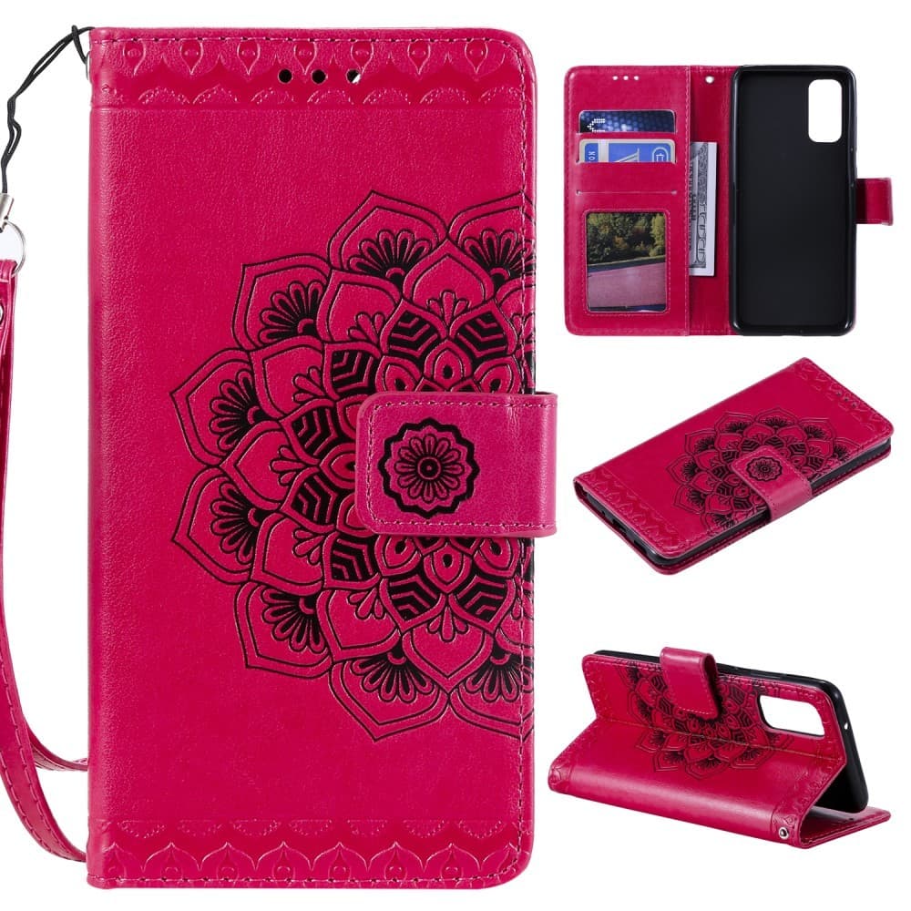 Samsung Galaxy S20 Plus - Mandala Flower Plånboksfodral - Rosa