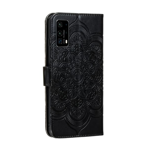 Huawei P40 - Mandala Plånboksfodral - Svart