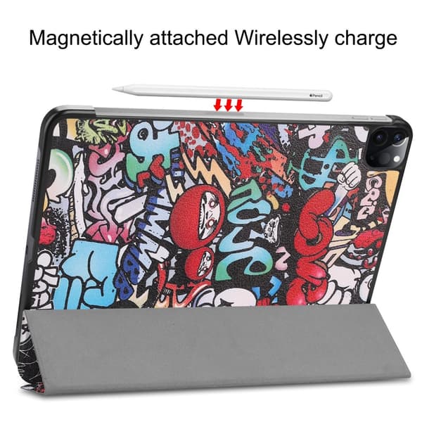 iPad Air 2025-2020 / Pro 11 Fodral Tri-Fold Graffiti
