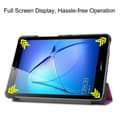 Miniatyrbild 4 av 5: Huawei MatePad T8 - Tri-Fold Fodral - Lila