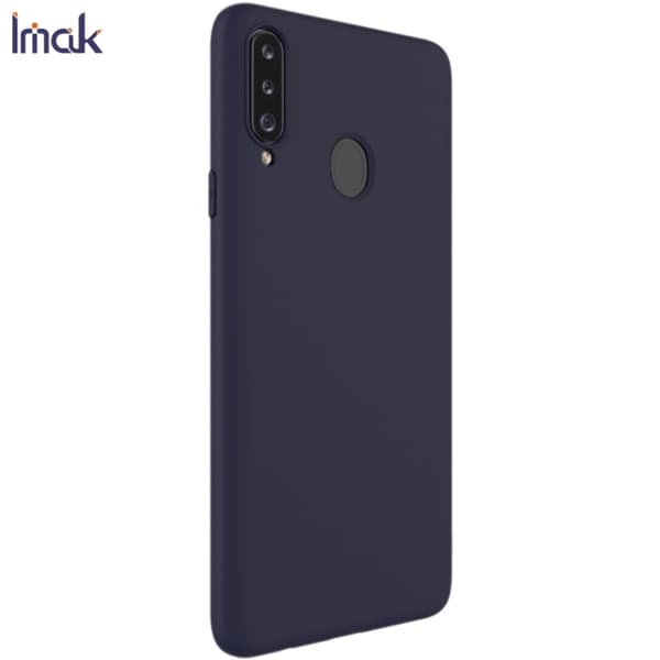 Samsung Galaxy A20s - IMAK Matt TPU Skal - Blå