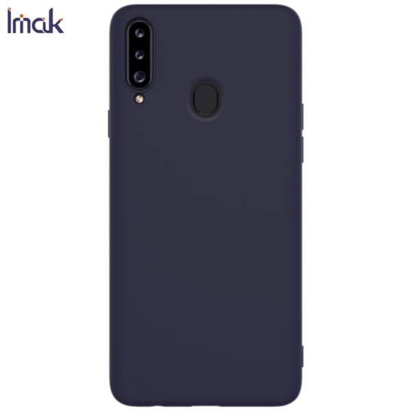 Samsung Galaxy A20s - IMAK Matt TPU Skal - Blå