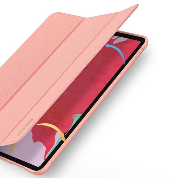 iPad Pro 12.9 2018/2020/2021 DUX DUCIS DOMO Series Tri-Fold Fodral - Roséguld
