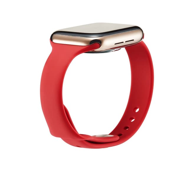 Silikon Armband Apple Watch 42/44/45/49 mm Röd
