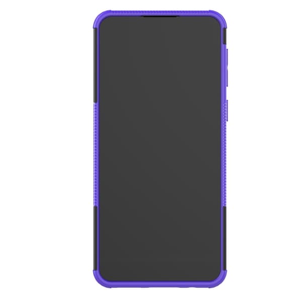 Samsung Galaxy A21 - Ultimata Stöttåliga Skalet med Stöd - Lila