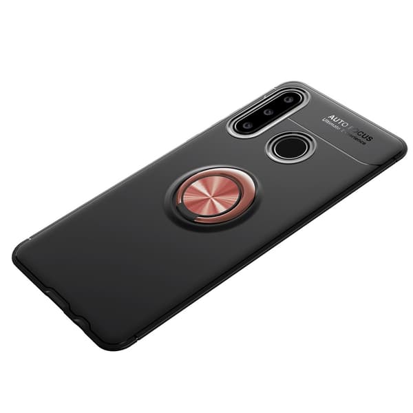 Huawei P40 Lite E - Ring Skal - Svart/Roséguld