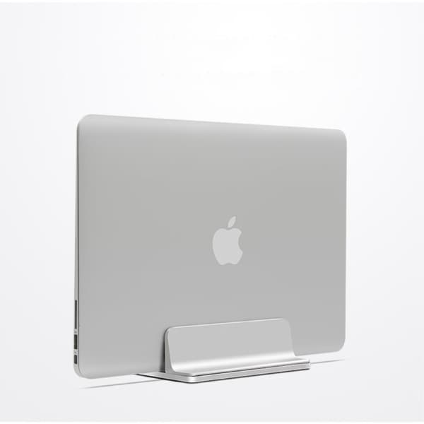 Vertikalt Justerbart Ställ för Laptop - Silver