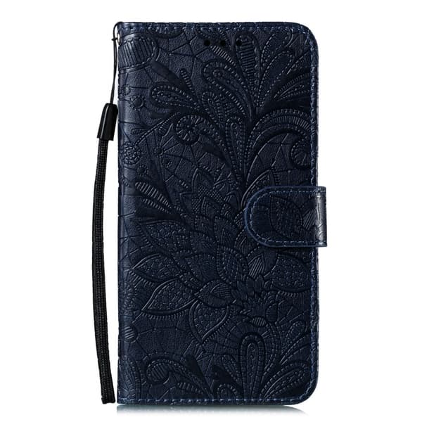 Huawei P40 Pro - Blommigt Mönster - Mörk Blå