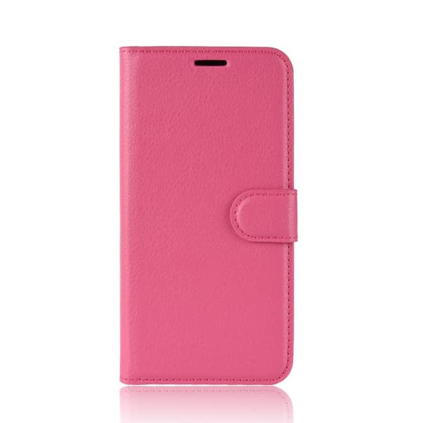 Huawei P40 Lite - Litchi Plånboksfodral - Rosa