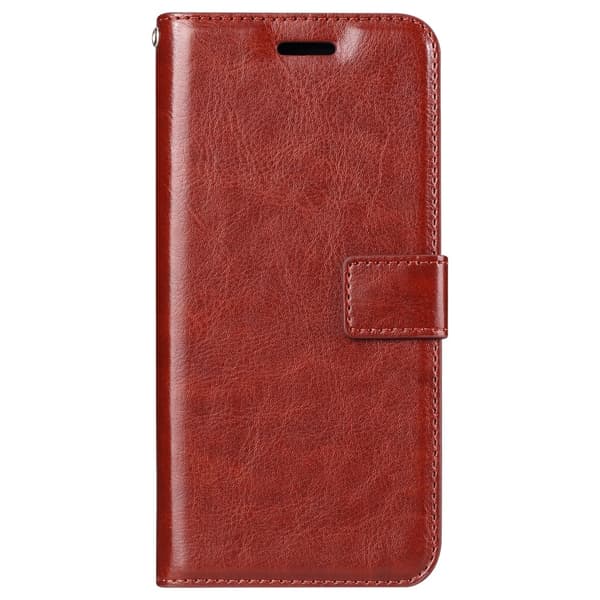 Xiaomi Redmi Note 9 Pro/Note 9S - Crazy Horse Plånboksfodral - Brun