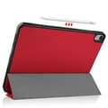 Miniatyrbild 4 av 5: iPad Air 2025-2020 Fodral Tri-Fold Litchi Röd