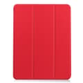 Miniatyrbild 2 av 5: iPad Air 2025-2020 Fodral Tri-Fold Litchi Röd