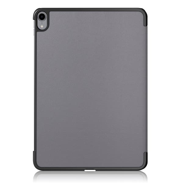 iPad Air 2025-2020 Fodral Tri-Fold Litchi Grå