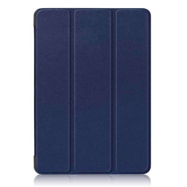 iPad Air 2025-2020 Fodral Tri-Fold Litchi Blå