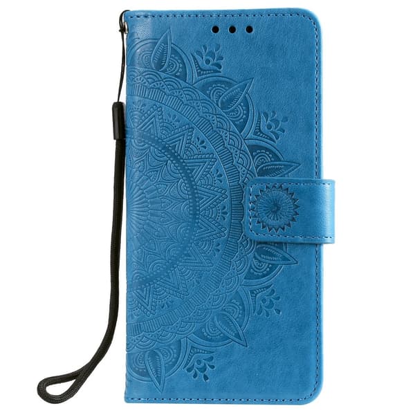 Xiaomi Redmi Note 9 Pro/Note 9S - Mandala Plånboksfodral - Blå