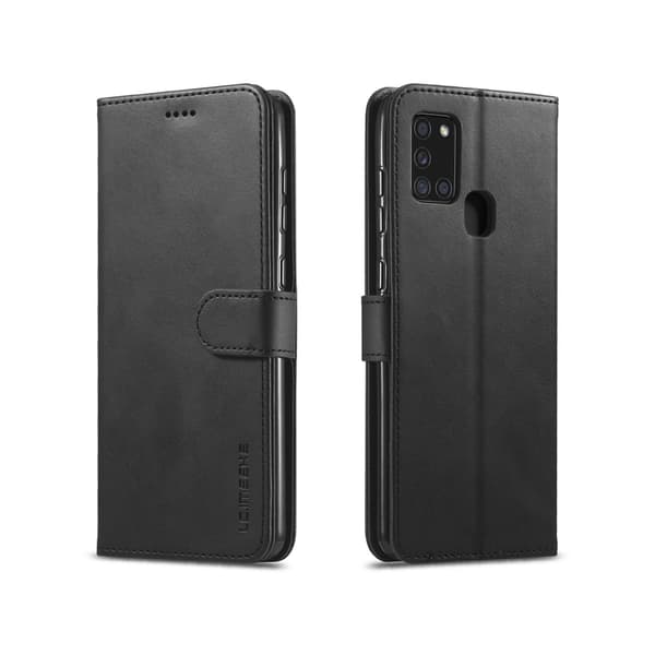 Samsung Galaxy A21s - LC.IMEEKE Plånboksfodral - Svart