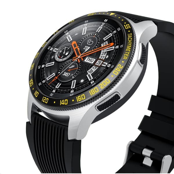 Bezel Skyddande Ring Galaxy Watch 46mm - Svart/Gul