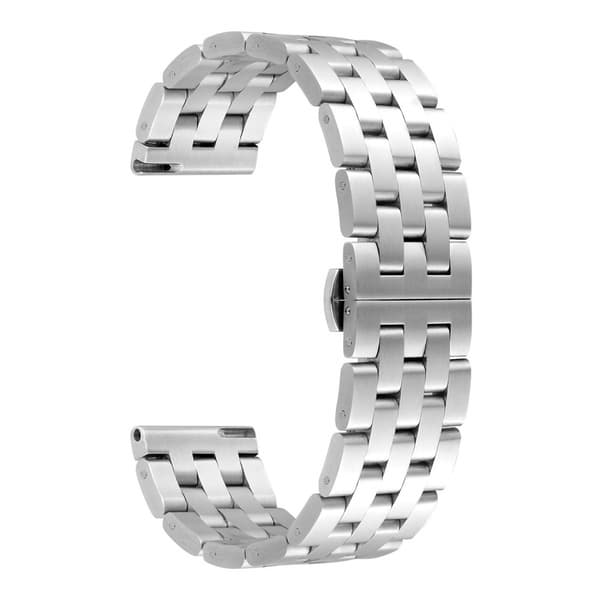 Lyxigt Metallarmband I Rostfritt Stål - Silver (22mm)
