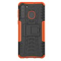 Miniatyrbild 3 av 5: Samsung Galaxy A21 - Ultimata Stöttåliga Skalet med Stöd - Orange
