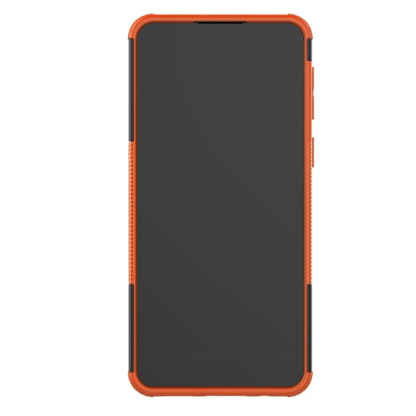Samsung Galaxy A21 - Ultimata Stöttåliga Skalet med Stöd - Orange