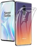 Miniatyrbild 1 av 3: OnePlus 8 - Transparent TPU Skal 0.5 mm