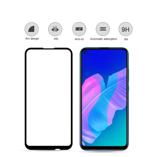 Huawei P40 Lite E - MOCOLO  Heltäckande Skärmskydd Härdat Glas