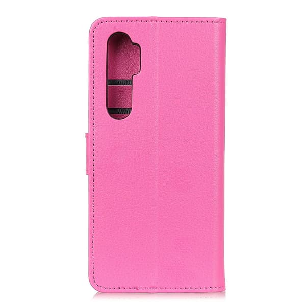 Xiaomi Mi Note 10 Lite - Litchi Plånboksfodral - Rosa