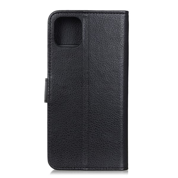 Huawei Y5p - Litchi Plånboksfodral - Svart