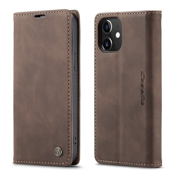 iPhone 12 / 12 Pro - CASEME Vintage Fodral - Brun