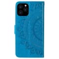 Miniatyrbild 3 av 5: iPhone 12 / 12 Pro - Mandala Fodral - Blå