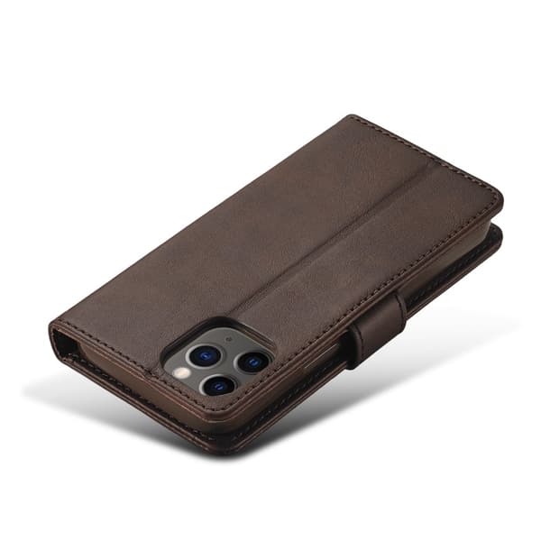 iPhone 12 / 12 Pro - LC.IMEEKE Fodral - Brun