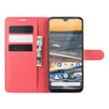 Miniatyrbild 4 av 4: Nokia 5.3 - Litchi Plånboksfodral - Röd