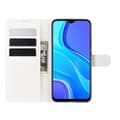 Miniatyrbild 4 av 5: Xiaomi Redmi 9 - Litchi Plånboksfodral - Vit