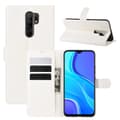 Miniatyrbild 1 av 5: Xiaomi Redmi 9 - Litchi Plånboksfodral - Vit