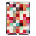 Miniatyrbild 3 av 5: iPad Air 2025-2020 Fodral Tri-Fold Färgade Fyrkanter