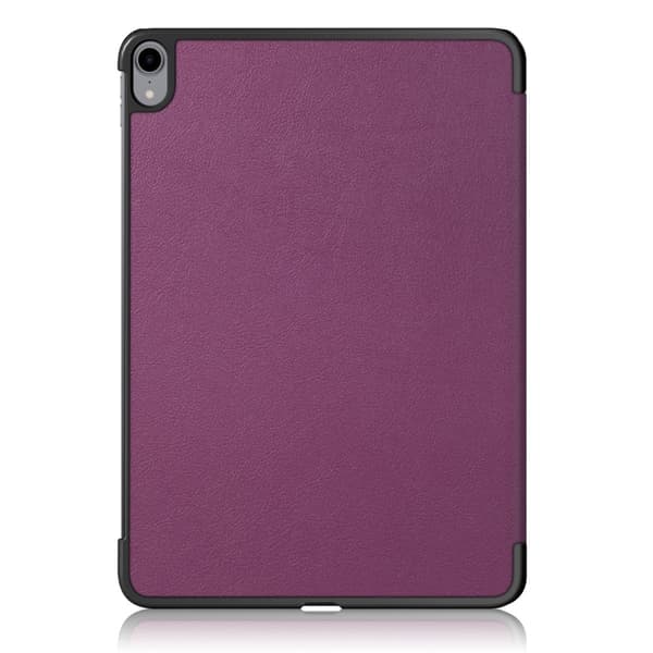 iPad Air 2025-2020 Fodral Tri-Fold Litchi Lila