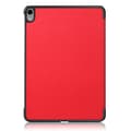 Miniatyrbild 3 av 5: iPad Air 2025-2020 Fodral Tri-Fold Litchi Röd