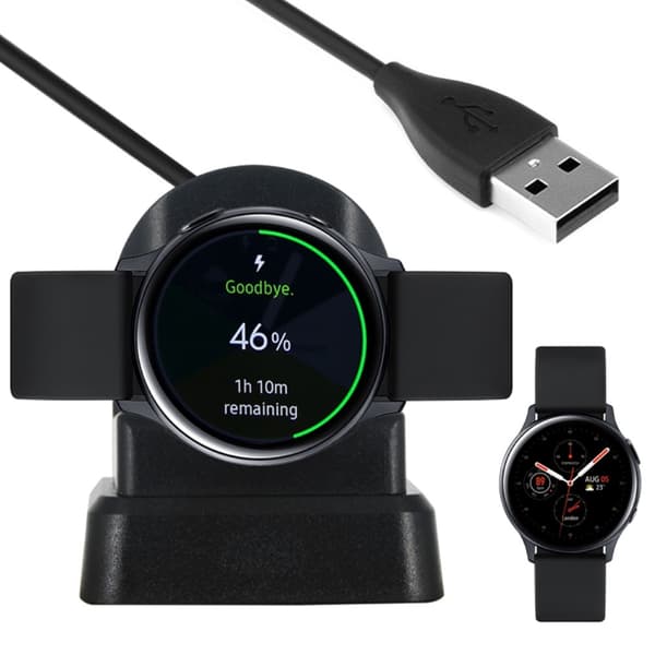 Dockstation Trådlös USB Laddare för Galaxy Watch Active2 / Watch 3
