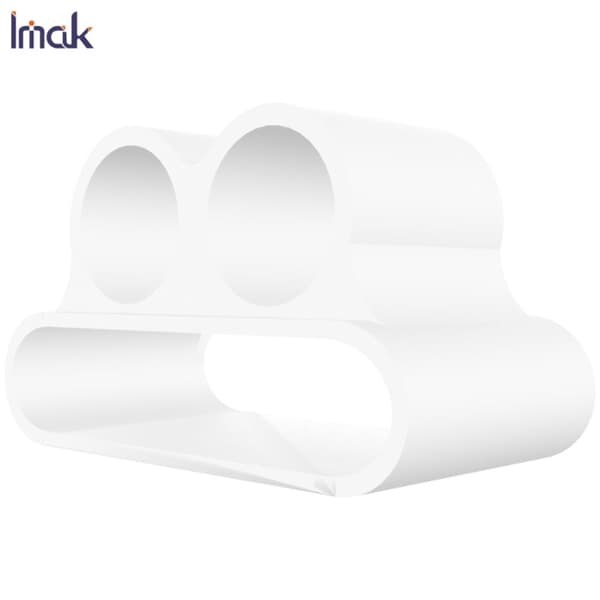 IMAK Hållare för AirPods Hörlurar - Vit