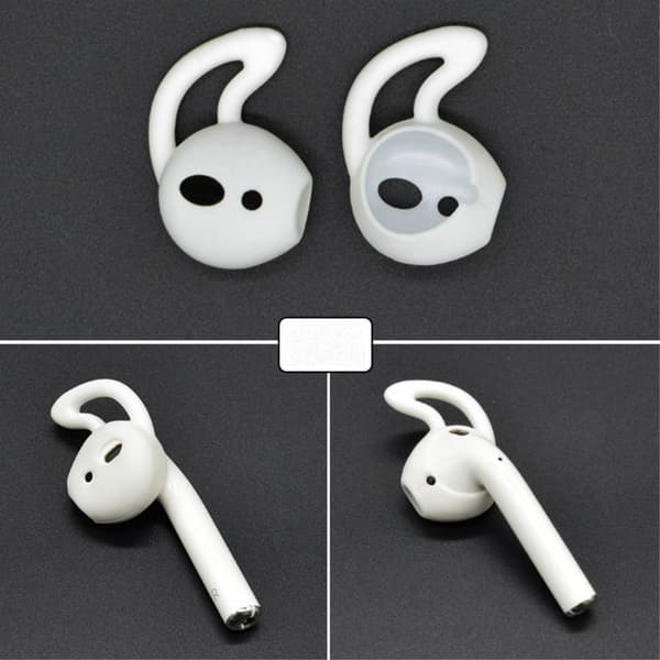 Silikon Öronkrokar För AirPods - Vit