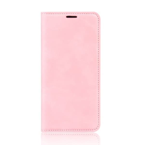 Samsung Galaxy S20 FE - Silkeslent Läderfodral - Ljus Rosa