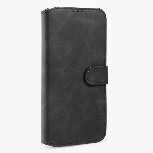 iPhone 12 / 12 Pro - DG.MING Retro Fodral - Svart