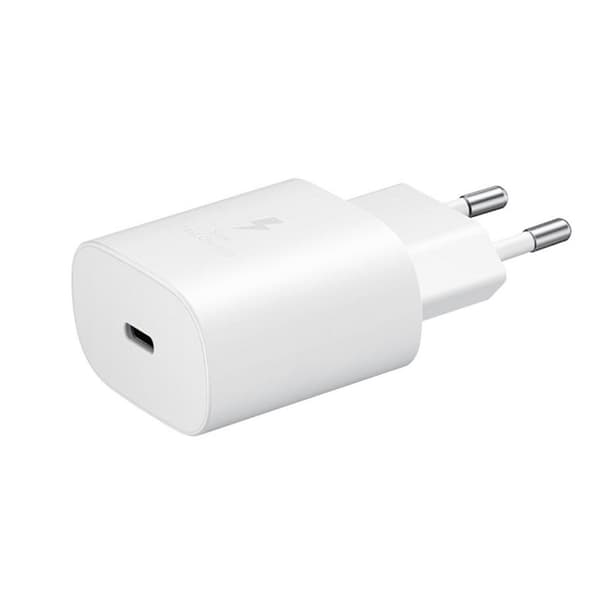Samsung 25W 3A USB-C Laddare EP-TA800 inkl. 1m USB-C Kabel - Vit