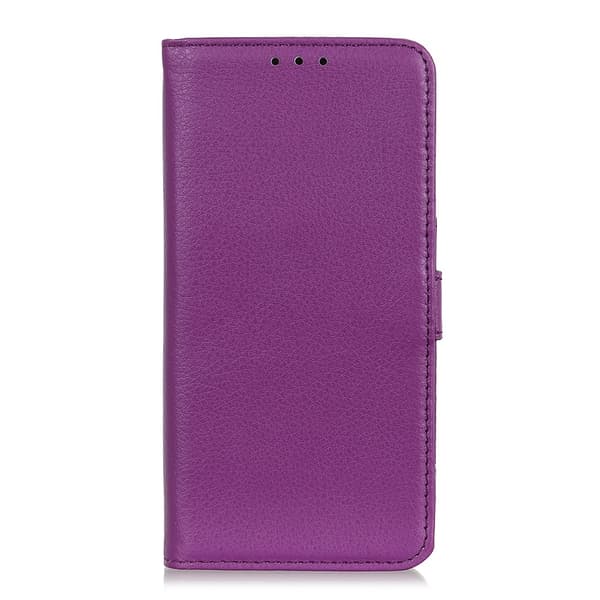 OnePlus 8T / 8T+ - Litchi Läder Fodral - Lila