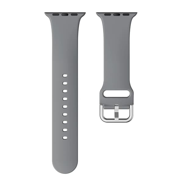 Silikon Armband Apple Watch 41/40/38 mm - Grå