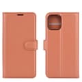 Miniatyrbild 2 av 5: iPhone 12 Pro Max - Litchi Fodral - Brun